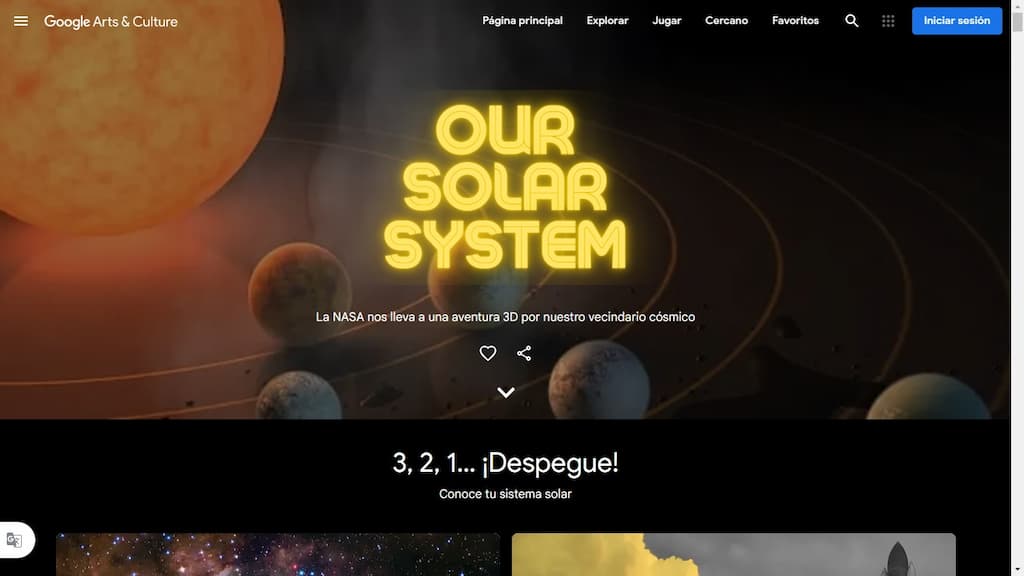 Conoce Nuestro Sistema Solar Google
