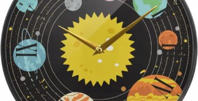 reloj del sistema solar
